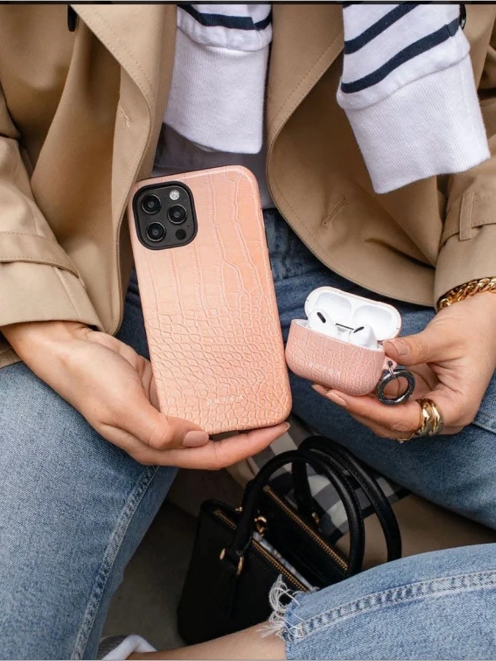 BURGA • Pink Croco - iPhone 16e Case